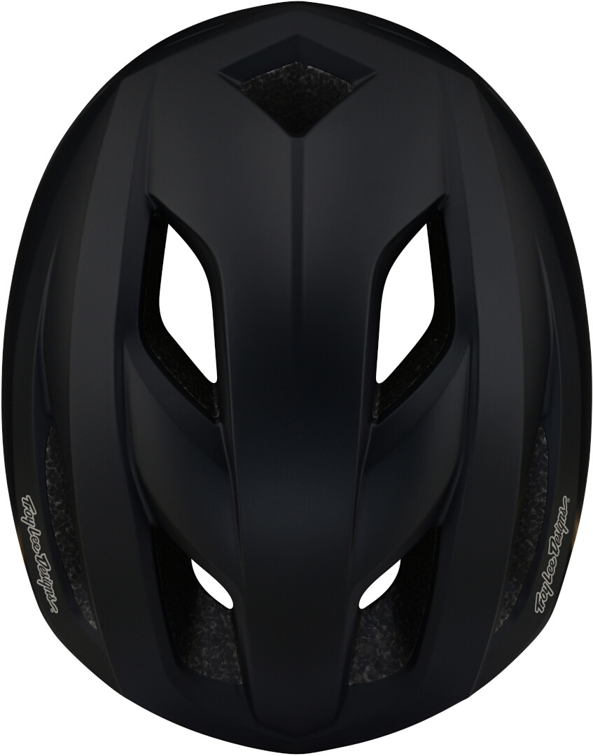Side view of Troy Lee Designs Grail MIPS Orbit Bicycle Helmet, black, Size XL 2XL for Men