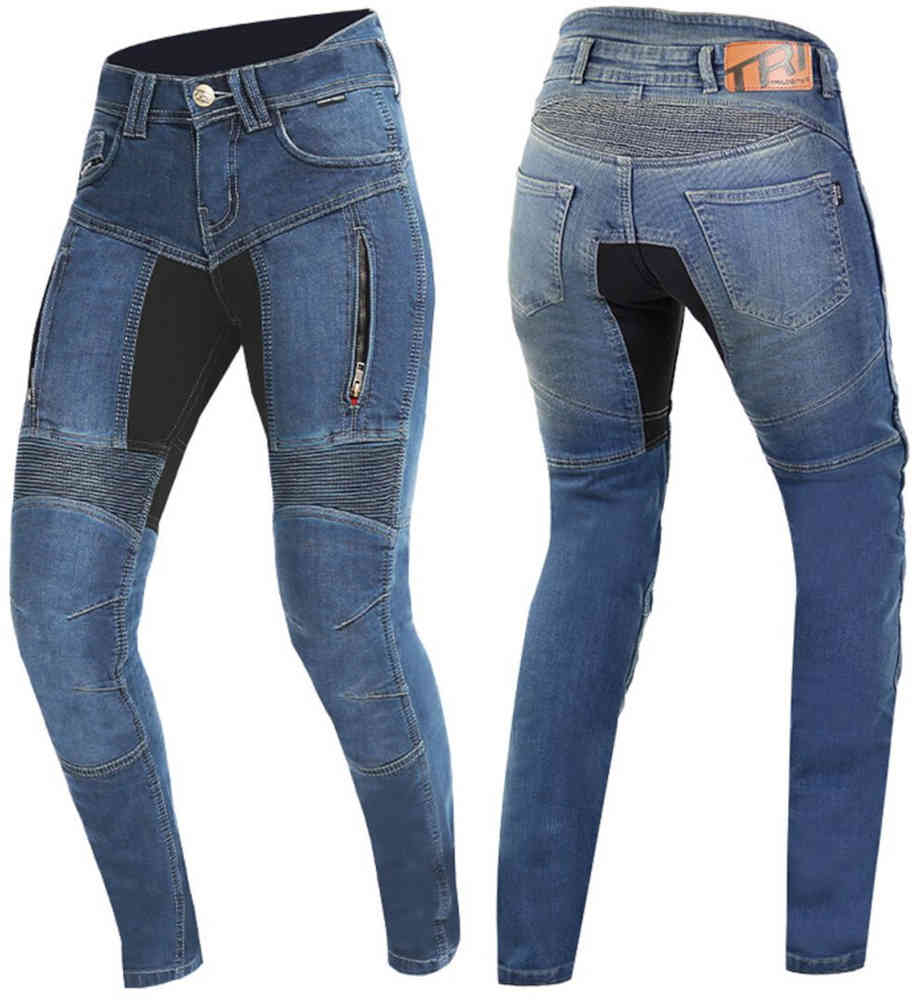 Trilobite Parado Blue Skinny Женские мотоциклетные джинсы