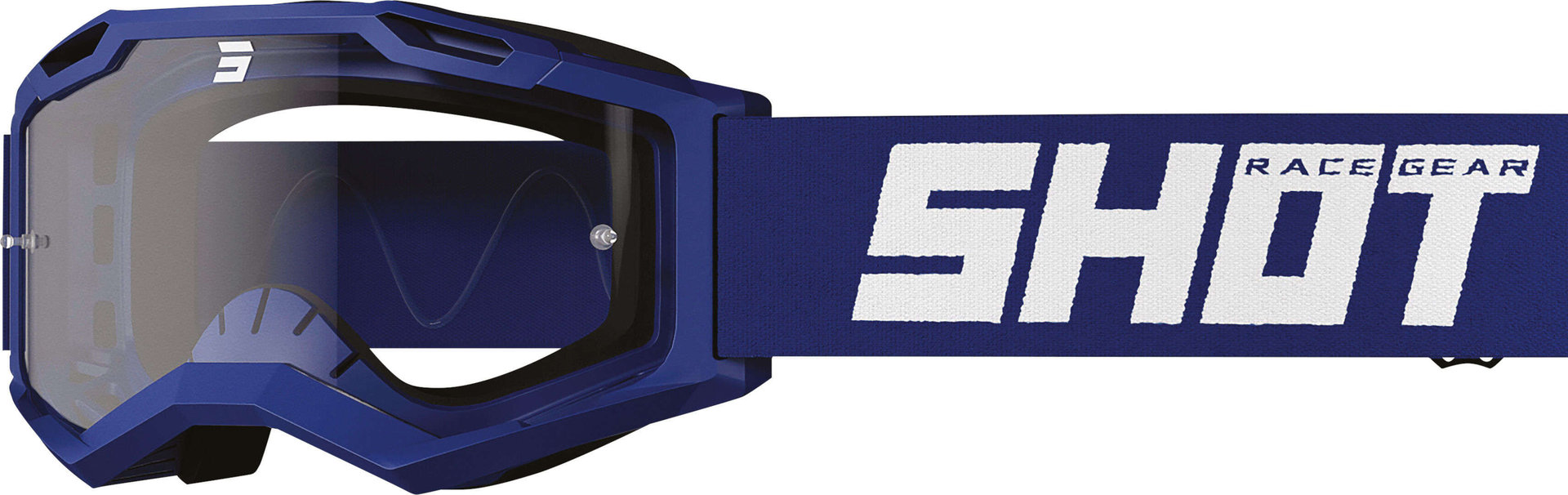 Shot Rocket Kid 2.0 Motocross Goggles, white-blue for Kids-image-904606711