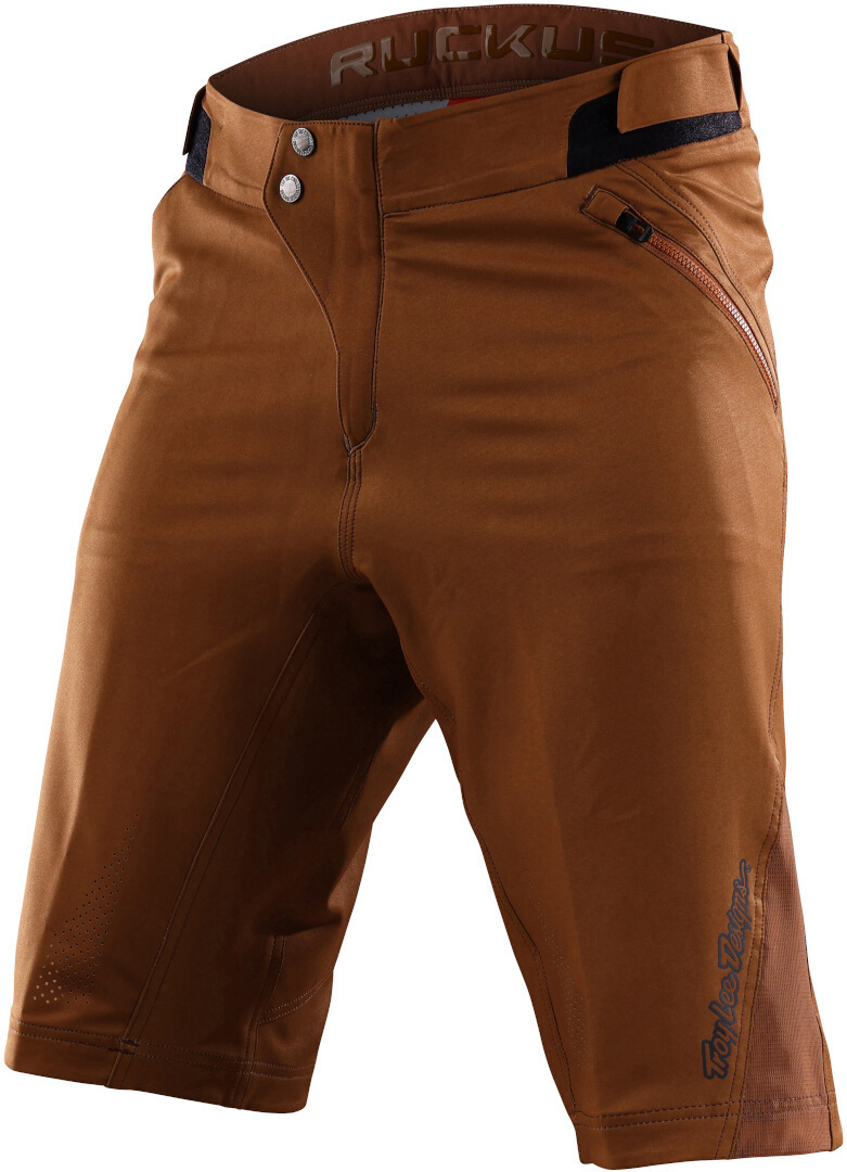 Troy Lee Designs Ruckus Solid Shell Shorts, brown, Size 30 for Men-image-370581781