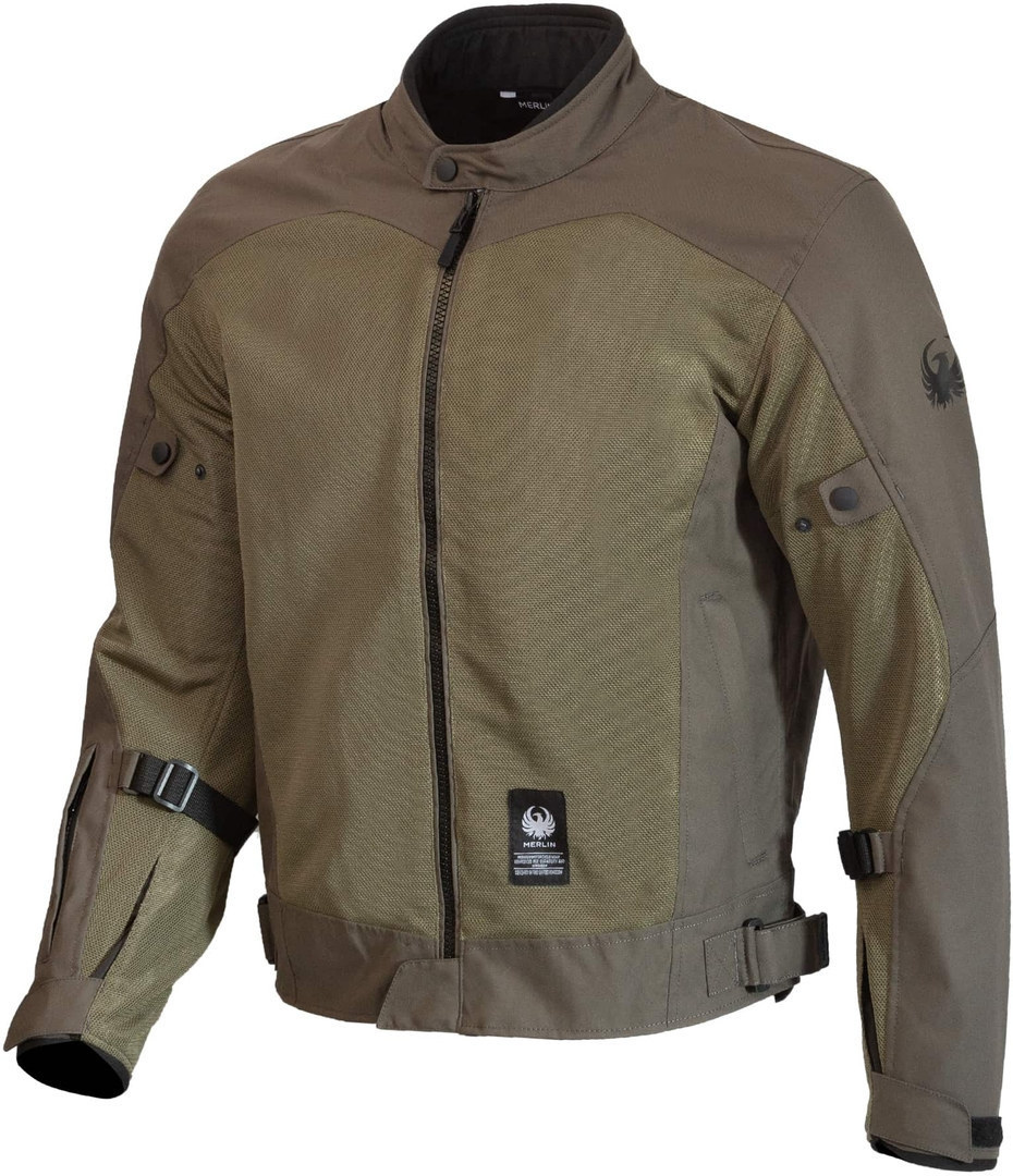 Merlin Prospect Air Mesh Blouson textile de moto, vert, taille L pour Hommes