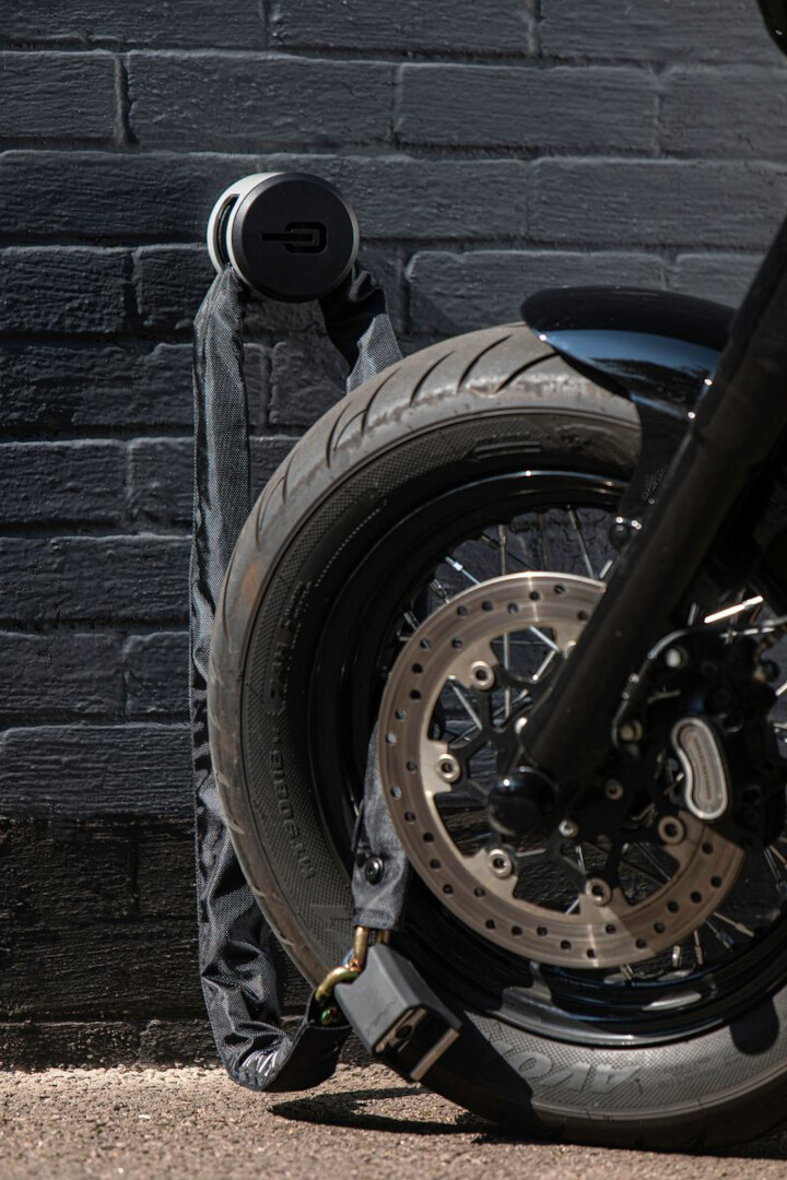 Side view of Hiplok ANKR Wall-/Floor Anchor, black for Men