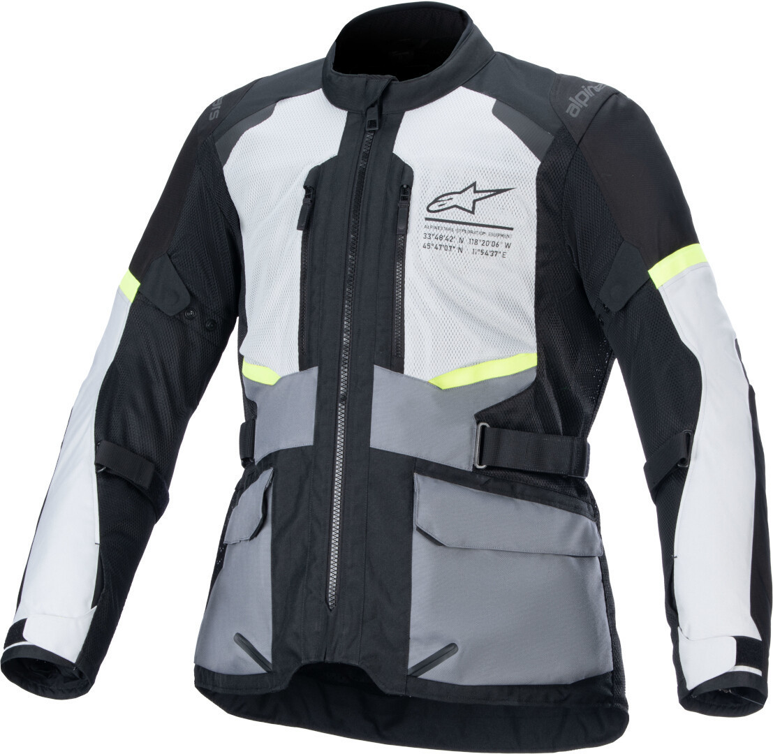 Alpinestars Andes Air Drystar водонепроницаемая мотоциклетная текстильная куртка чёрный 4XL 