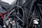 SW-Motechクラッシュバー - ブラック。ホンダCRF1100Lアフリカツイン(19-)。
