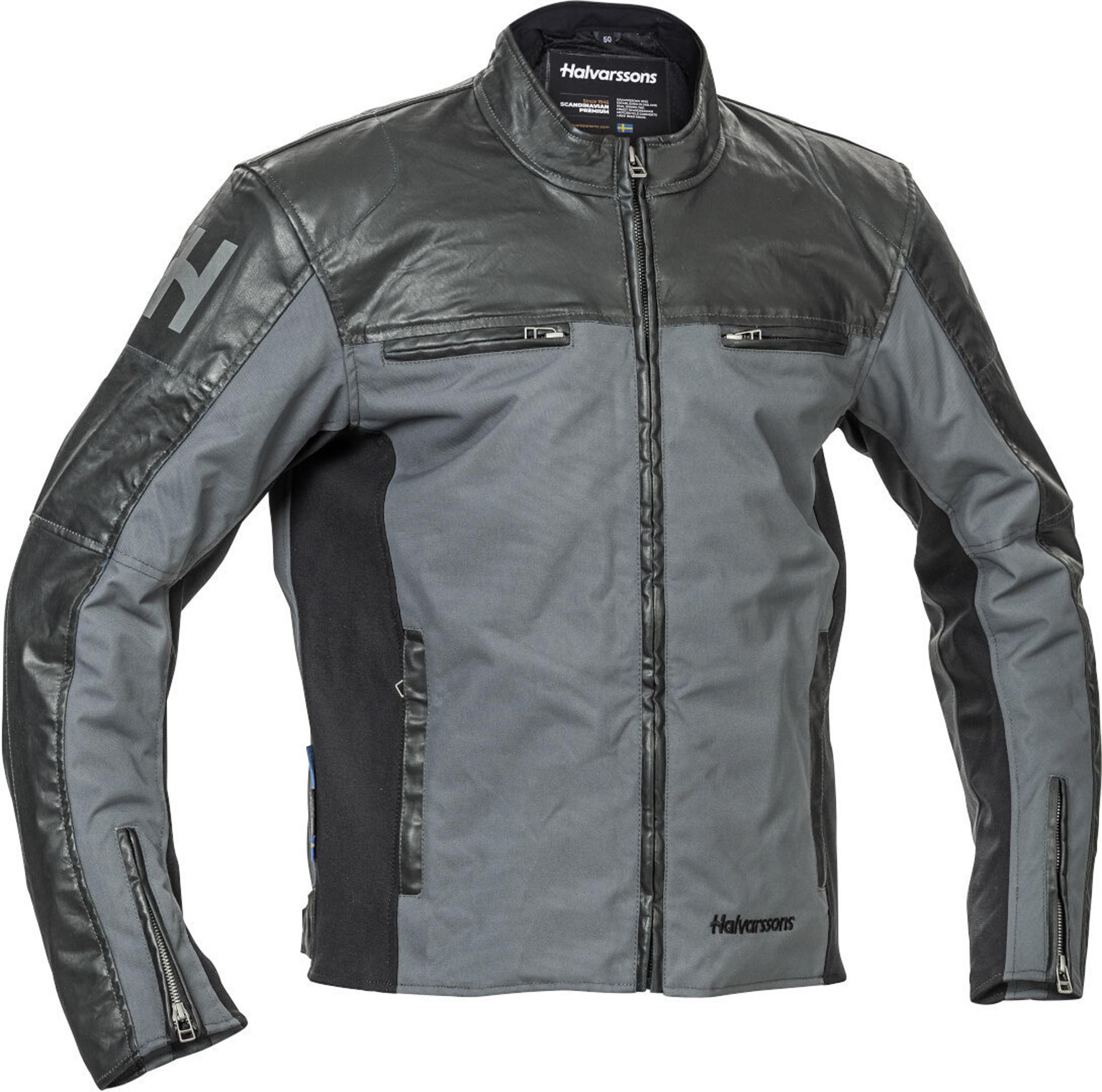 Halvarssons Holmen Waterproof Motorcycle Textile Jacket, Green, Size 62