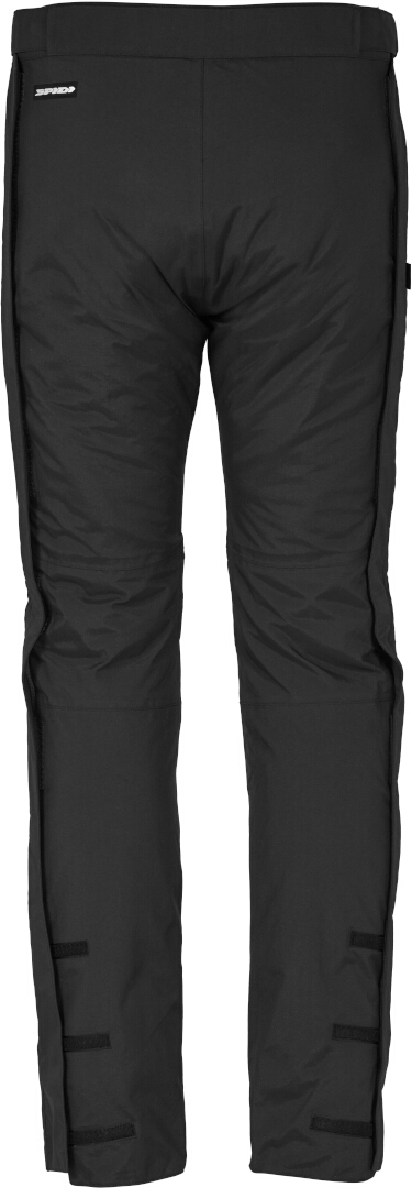 Side view of Spidi Superstorm CE H2Out waterproof Motorcycle Overpants, black, Size 3XL for Men