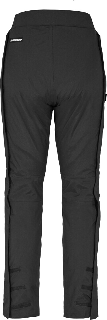 Side view of Spidi Superstorm H2Out waterproof Ladies Motorcycle Overpants, black, Size XS for Women