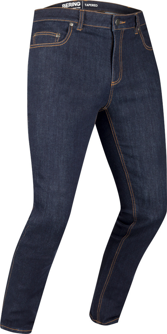 Bering Trust Tapered Motorcycle Jeans, blue, Size S for Men