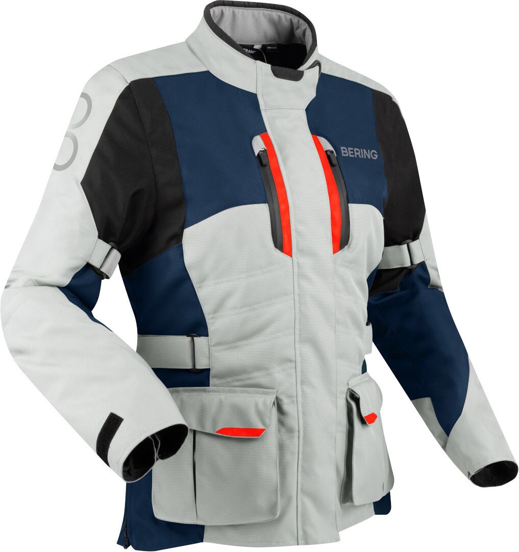 Bering Siberia jaqueta têxtil de motocicleta feminina à prova d'água