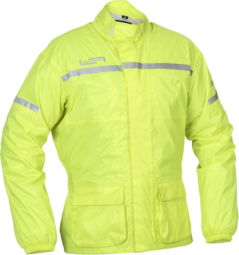 Lindstrands Sidvallen Veste de pluie moto, jaune, taille 3XL pour Hommes