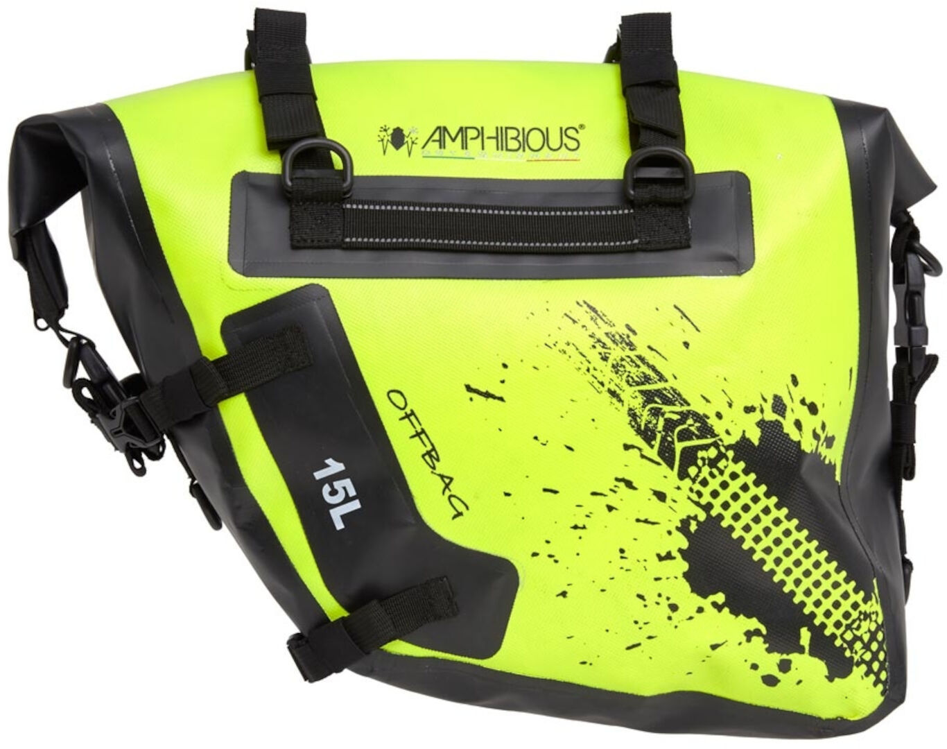 Amphibious Offbag waterproof Saddle Bag, yellow for Men