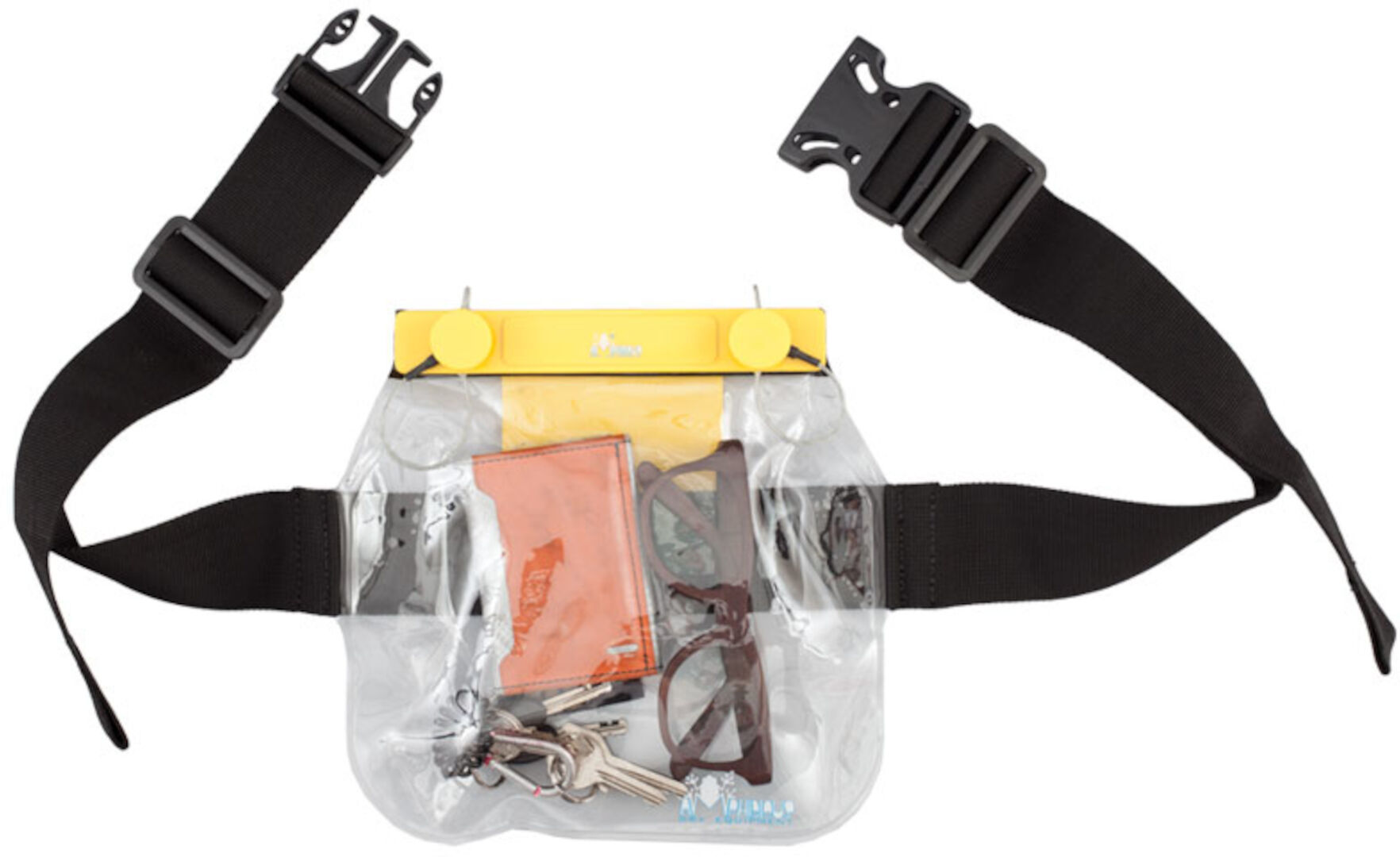 Amphibious Deep Case Pro wasserdichte Tasche, schwarz-gelb für Männer
