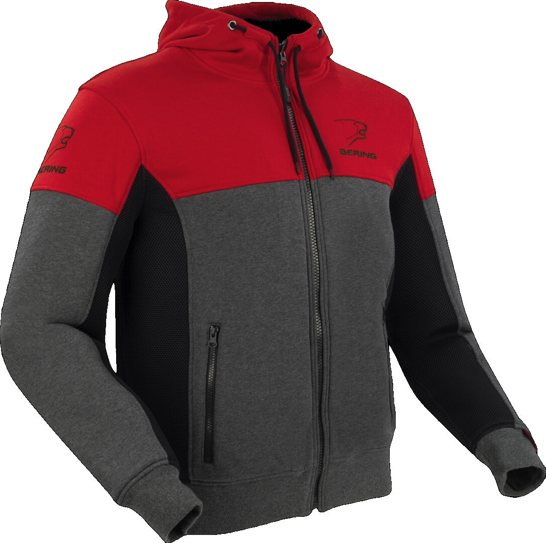 Bering Hoodiz Vented Motorfiets hoodie met rits