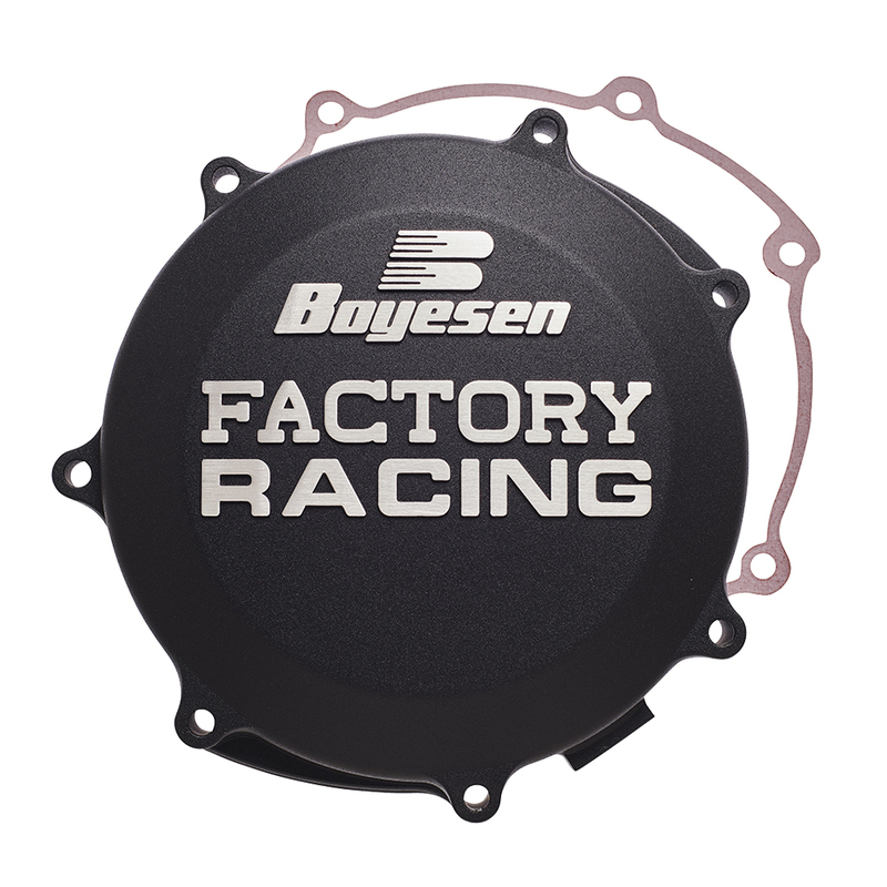 Boyesen Koppling Koppling Cover Factory Racing Svart - Honda CR125R