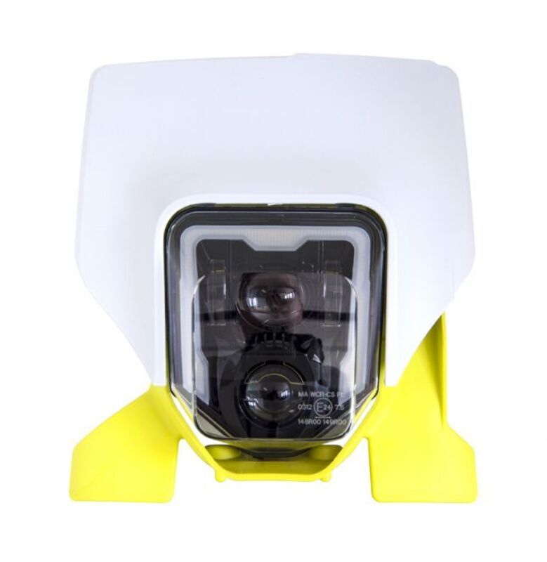 Race Tech Mascherina portafaro anteriore con luce LED omologata