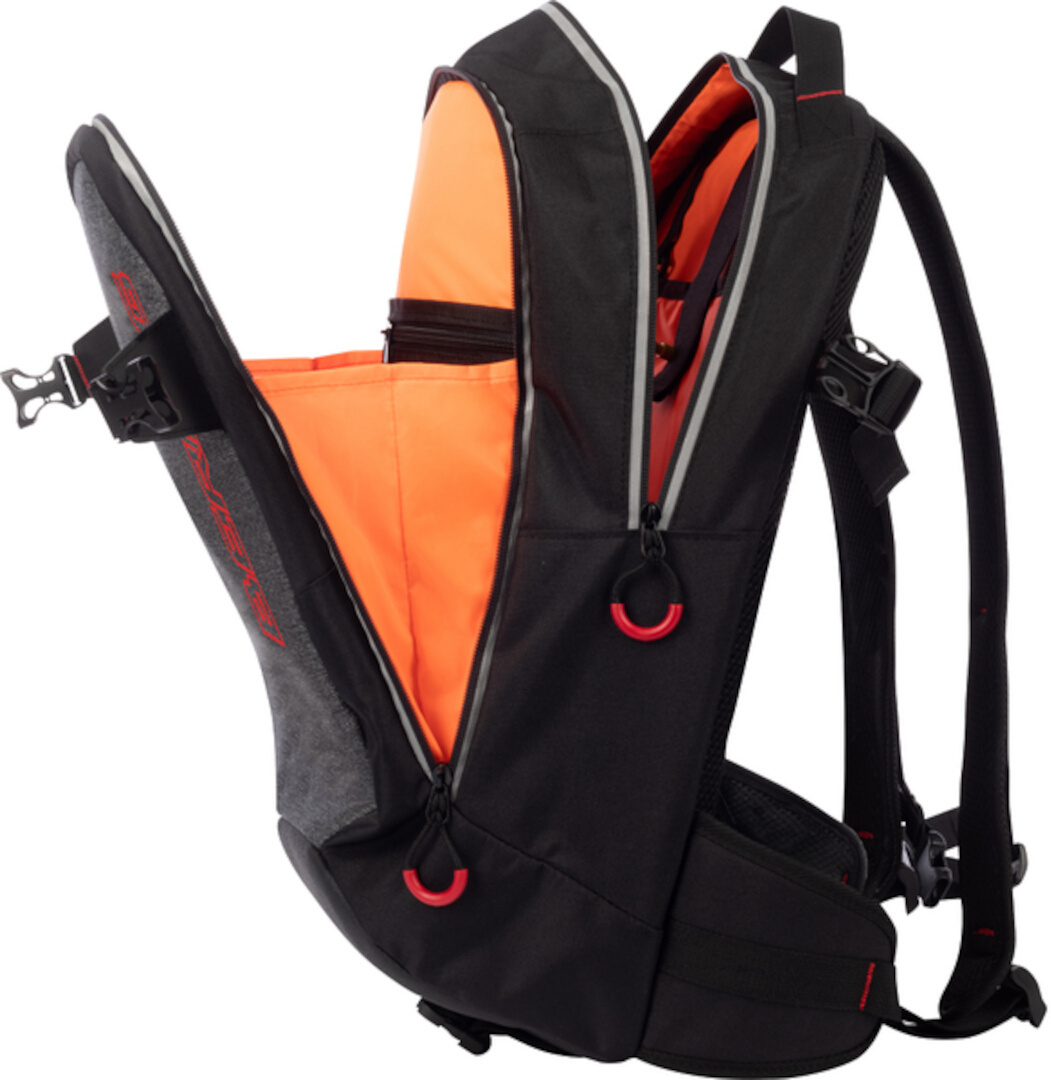 Side view of Bering Slevin Backpack, black for Men