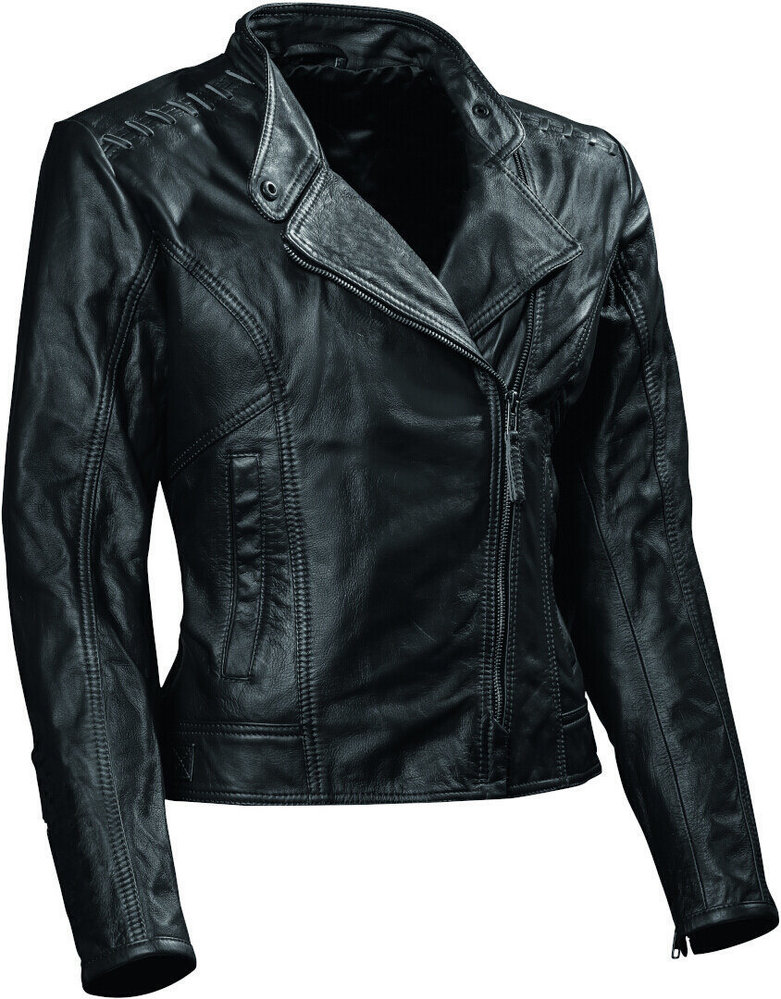 DIFI Rose Blouson en cuir de moto pour femmes