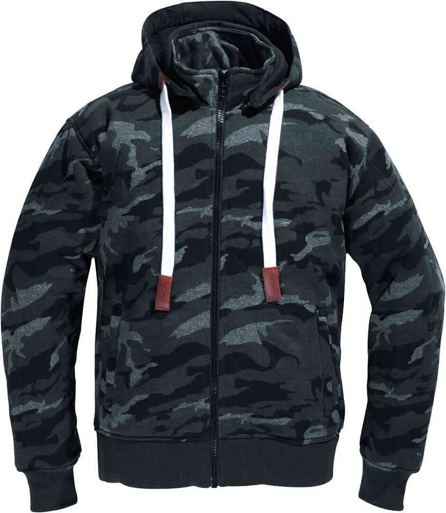 DIFI Downtown Camo Мотоциклетная толстовка с капюшоном на молнии