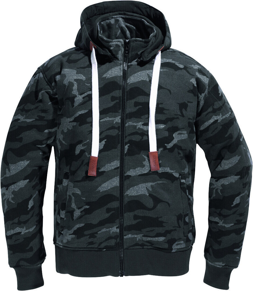 DIFI Downtown Camo オートバイのジップパーカー