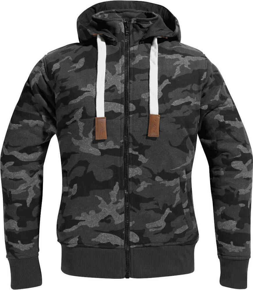 DIFI Downtown Camo Женская мотоциклетная толстовка с капюшоном на молнии