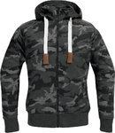 DIFI Downtown Camo Femme Moto Zip Hoodie