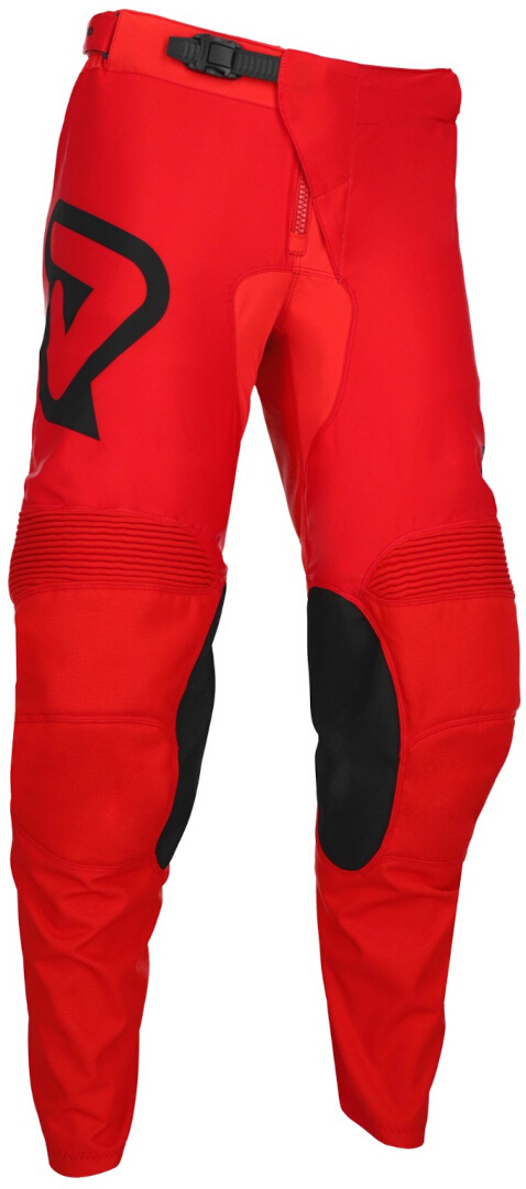 Acerbis Mx-Track Inc Motocross Pants, Black-Red, Size 32 For Men