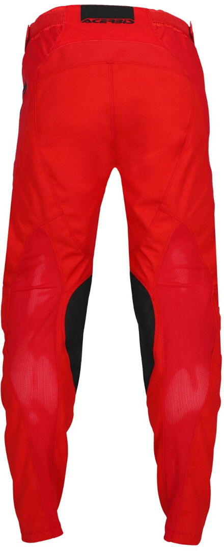 Side view of Acerbis MX-Track Inc Motocross Pants, black-red, Size 38 for Men