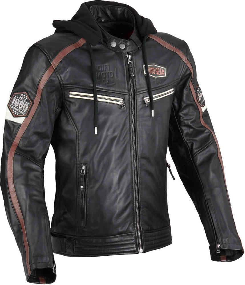 DIFI Detroit 2 Motorcycle Leather Jacket buy cheap FC Moto