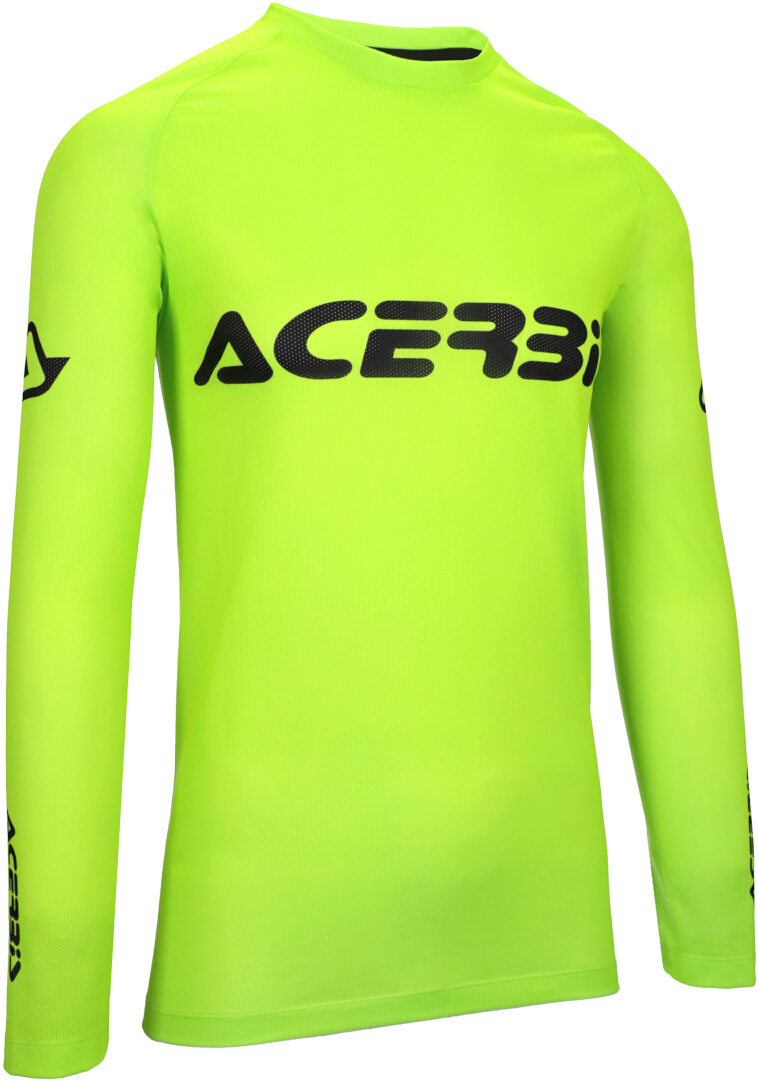 Acerbis J-Windy Vented Limelight Motocross Jersey, Green, Size M For Men