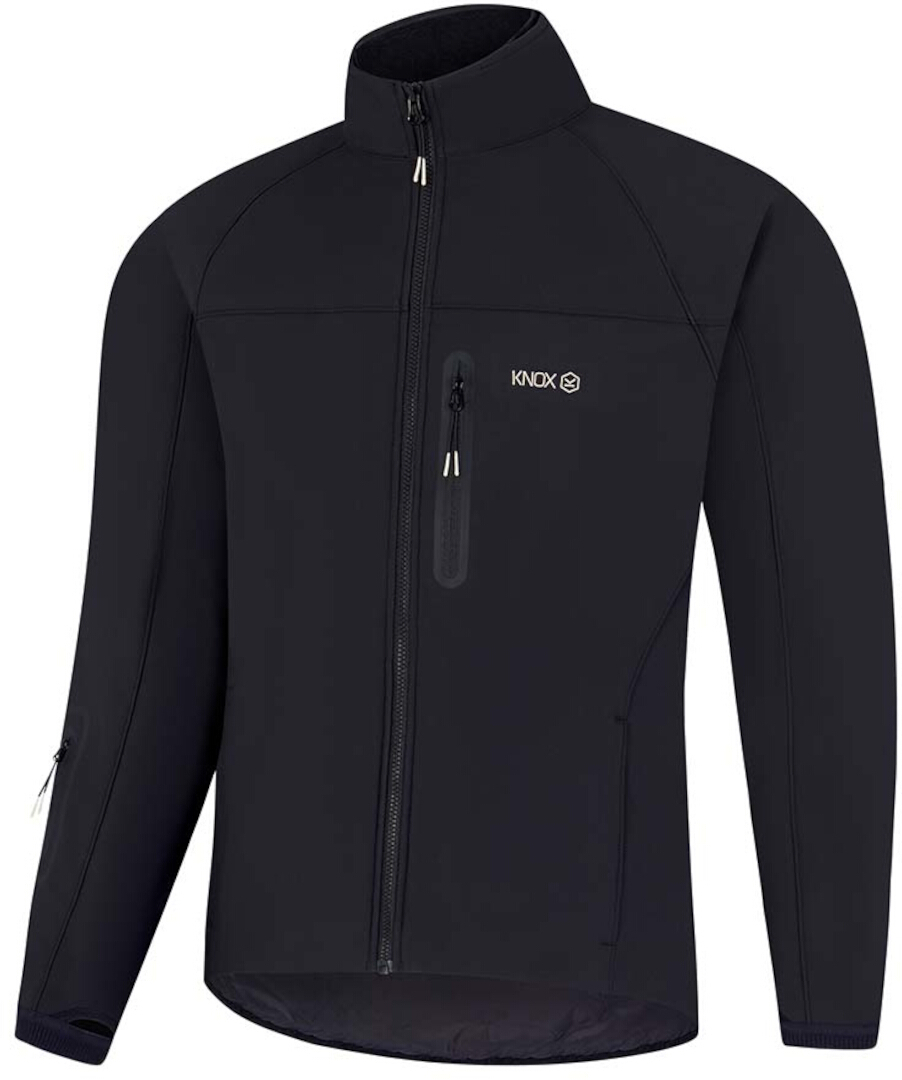 Knox Dual Pro 3In1 Waterproof Motorcycle Textile Jacket, Black, Size 4XL For Men-image
