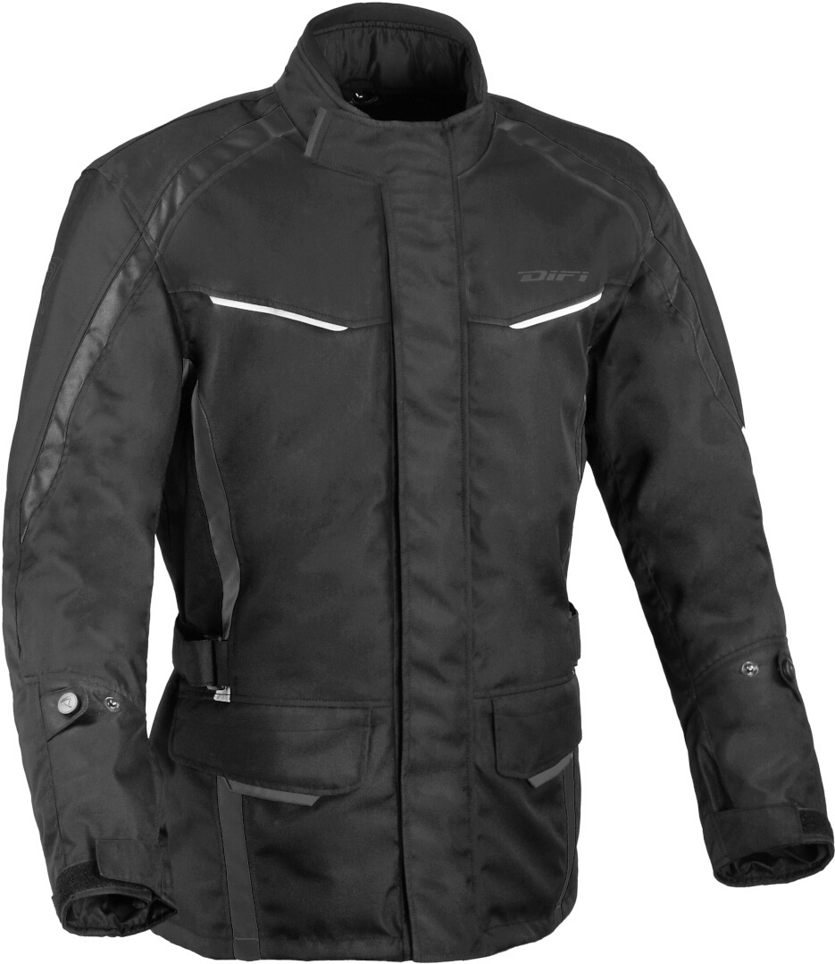 DIFI Cage Aerotex Solid Veste textile de moto imperméable, noir, taille 3XL pour Hommes