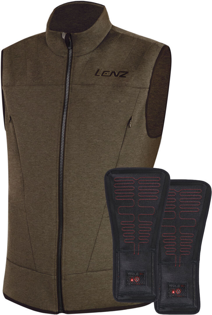 Lenz Heat Vest 2.0, brown, Size L for Men
