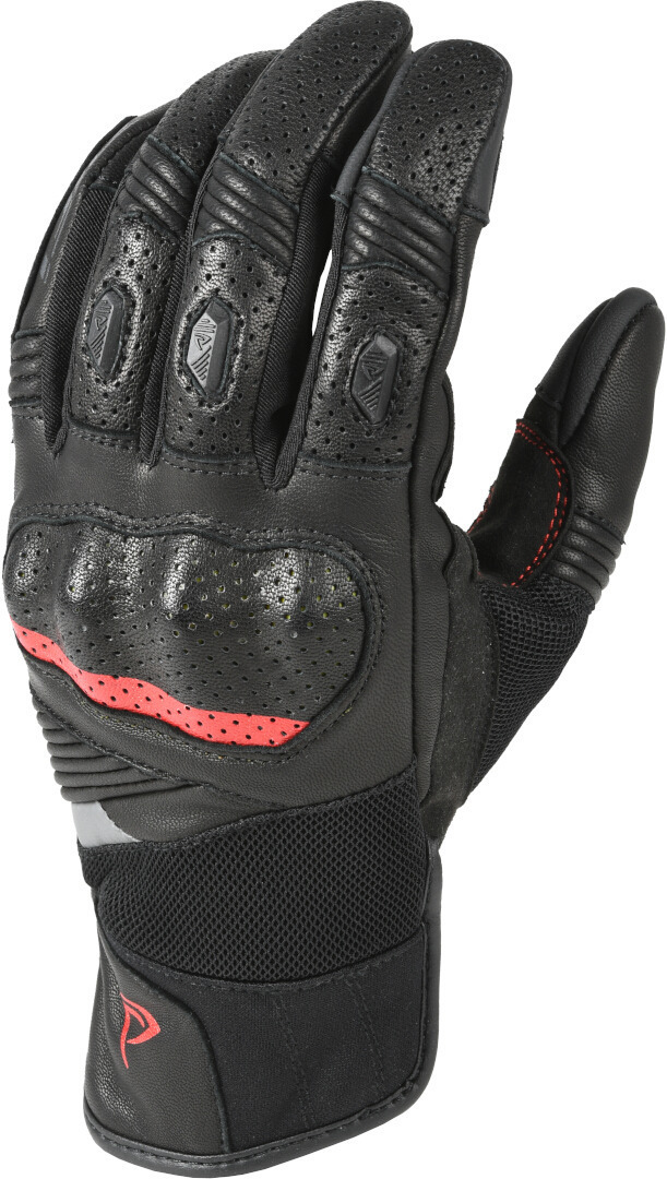 DIFI Rallye Air 2 Gants de moto perforés, noir-rouge, taille 4XL pour Hommes