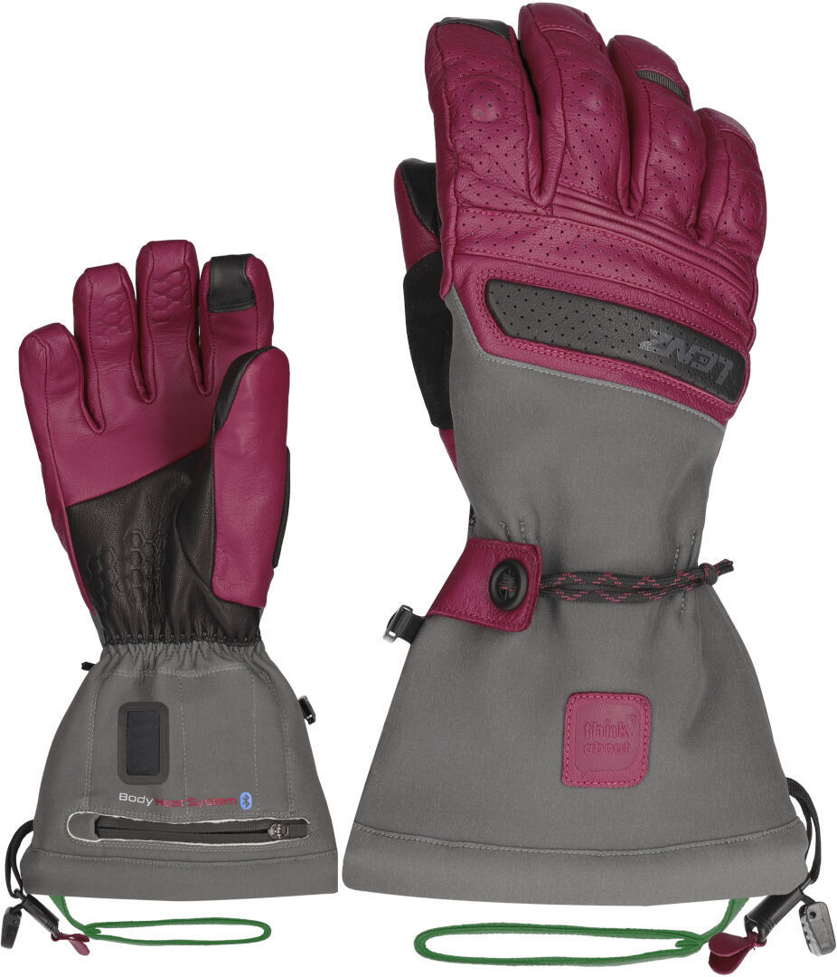Lenz Heat Glove 9.0 Women Gants chauffants, gris, taille L pour Femmes