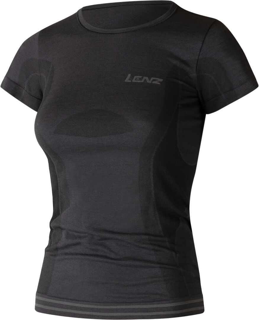 Lenz 6.0 Merino Round Neck Women T-shirt, noir, taille XS pour Femmes