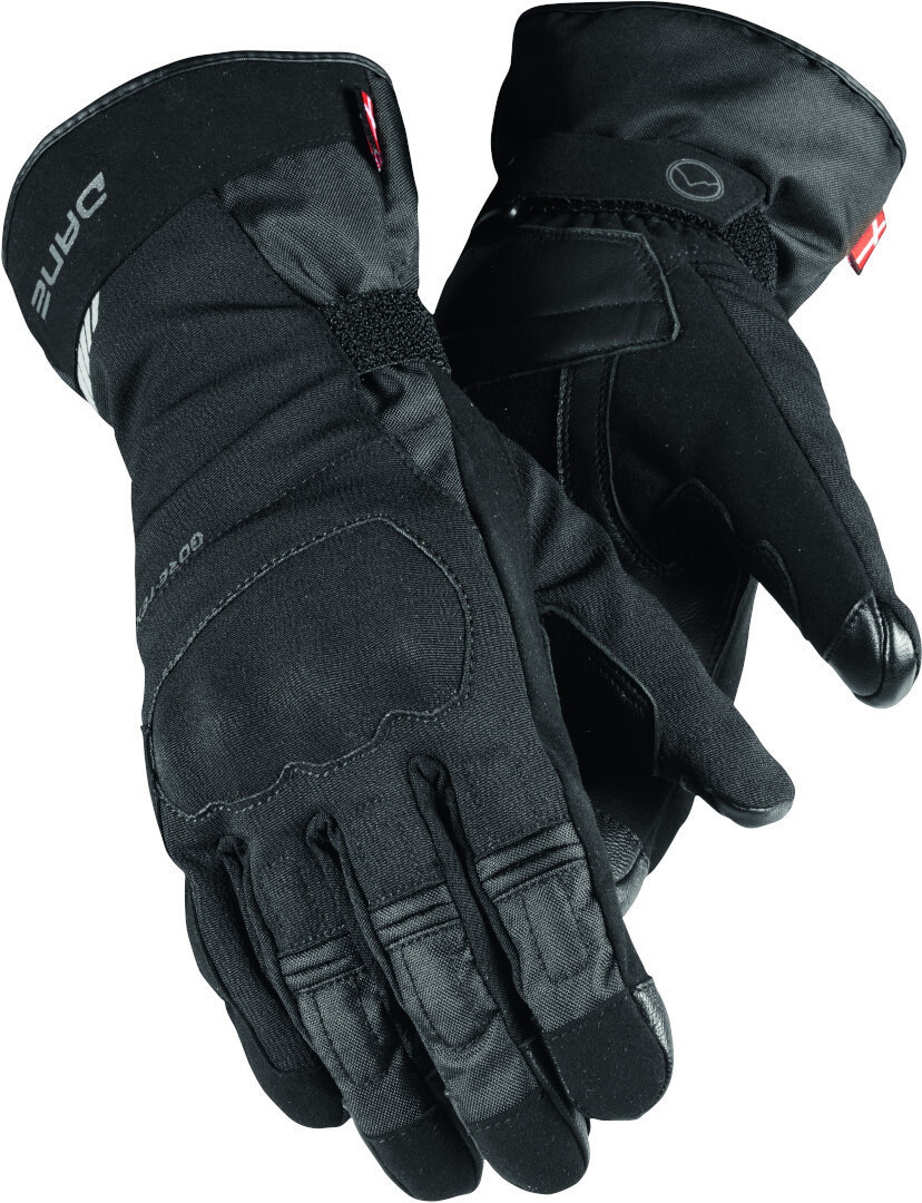 DANE Korsor gants de moto pour femmes imperméables, noir, taille XL