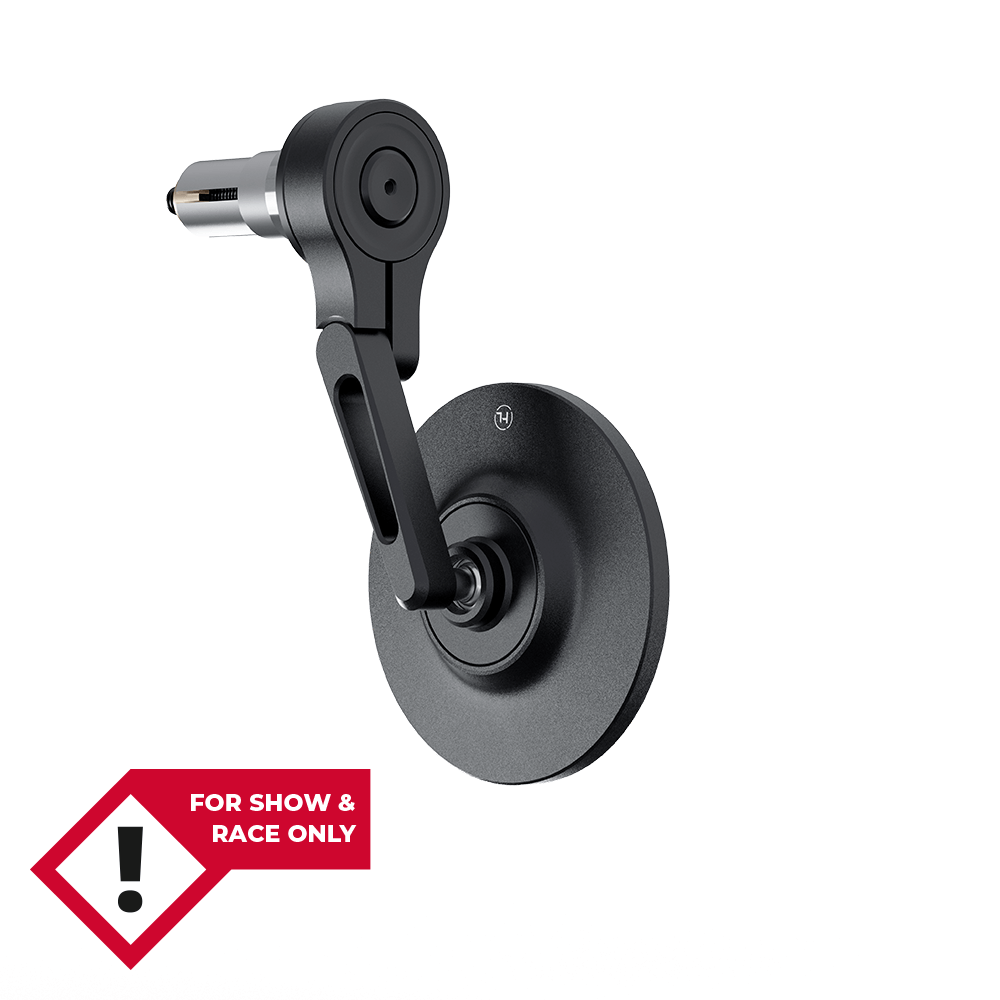 Rétroviseur de guidon HIGHSIDER CONERO-XS EVO SHORT, noir