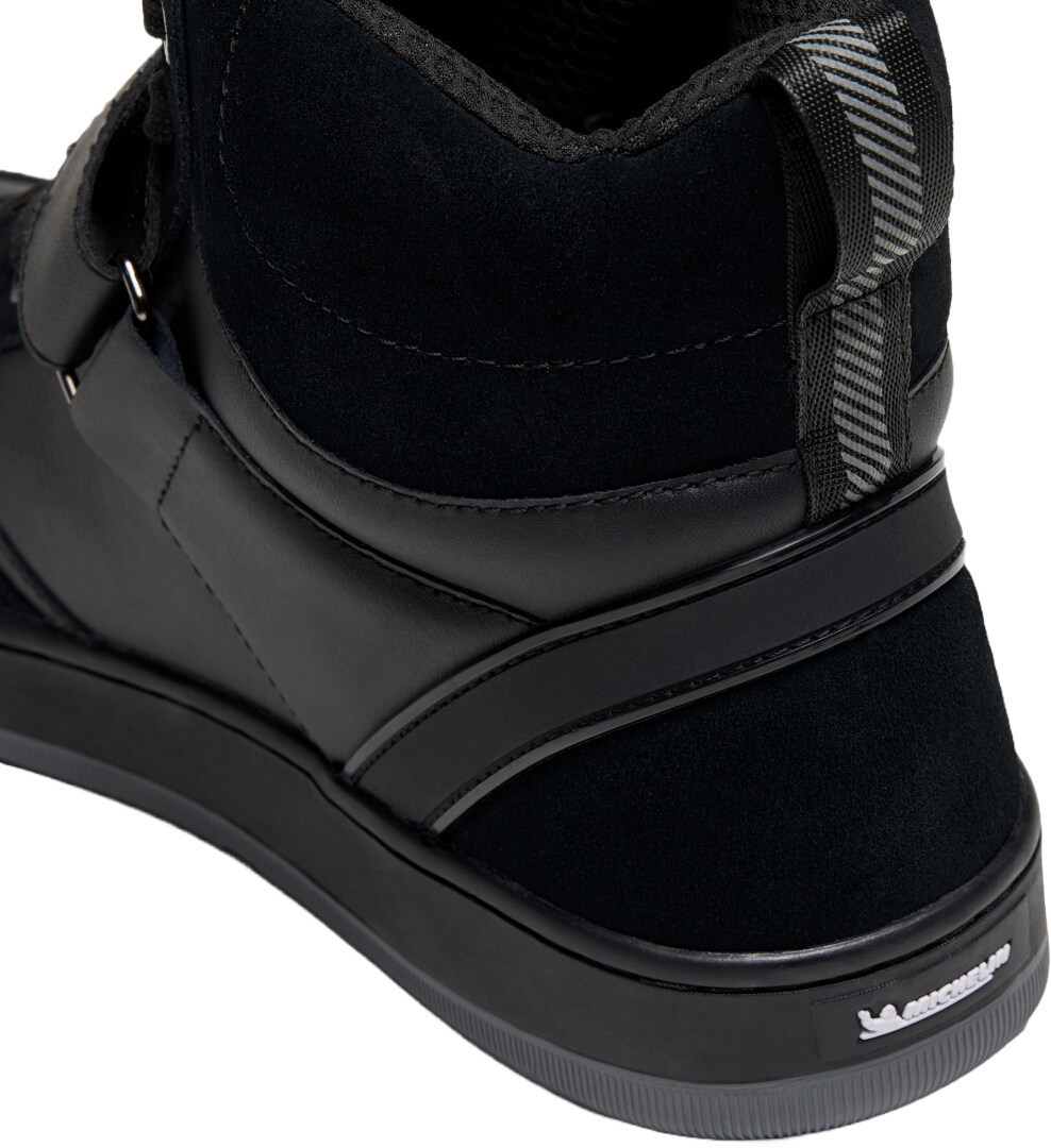 Side view of XPD Moto Pro H2Out waterproof Motorcycle Shoes, black, Size 41 for Men