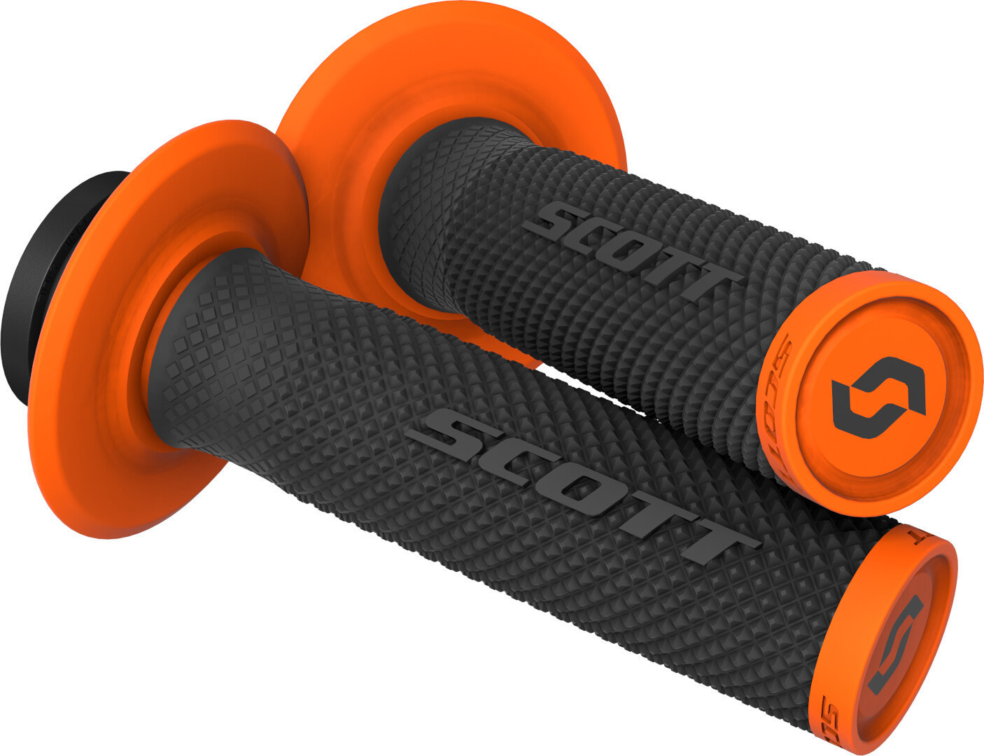 Scott SX II Lock-On Grips + Cam Set, black-orange-image-254756281