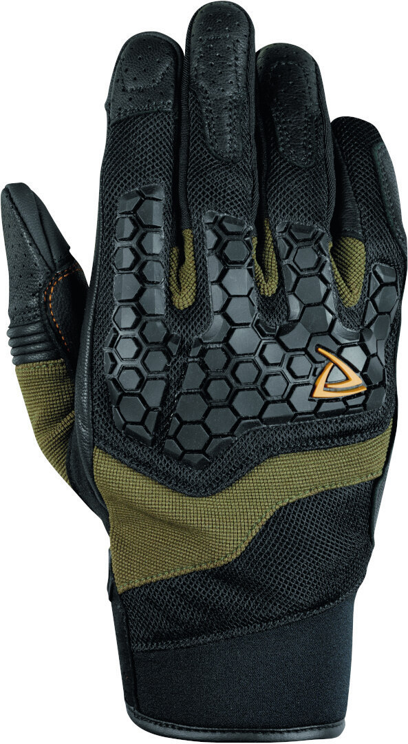 DIFI Andes Air Gants de moto, noir-vert, taille 3XL pour Hommes