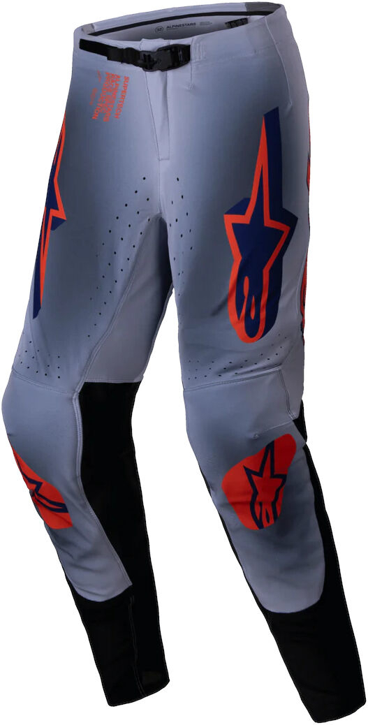 Alpinestars Supertech Lipan Штаны для мотокросса Серый/Оранжевый 34 