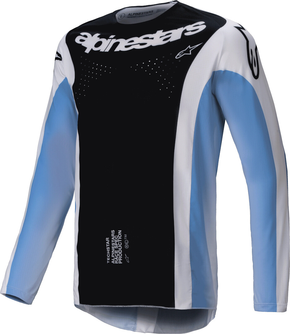 Alpinestars Techstar Melt Джерси для мотокросса Черный/Синий S 