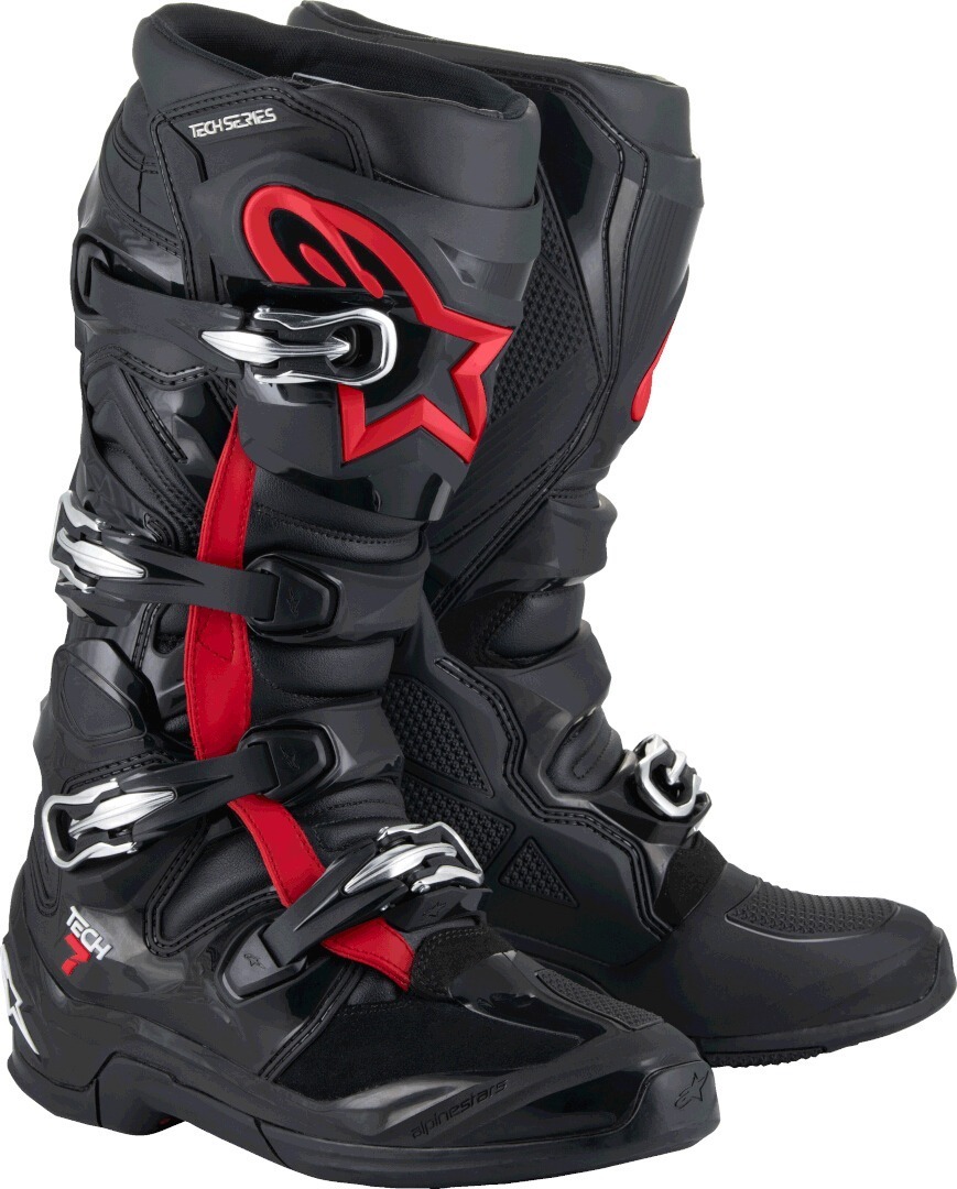 Alpinestars Tech 7 Ботинки для мотокросса Черный/Красный 16 (52) 