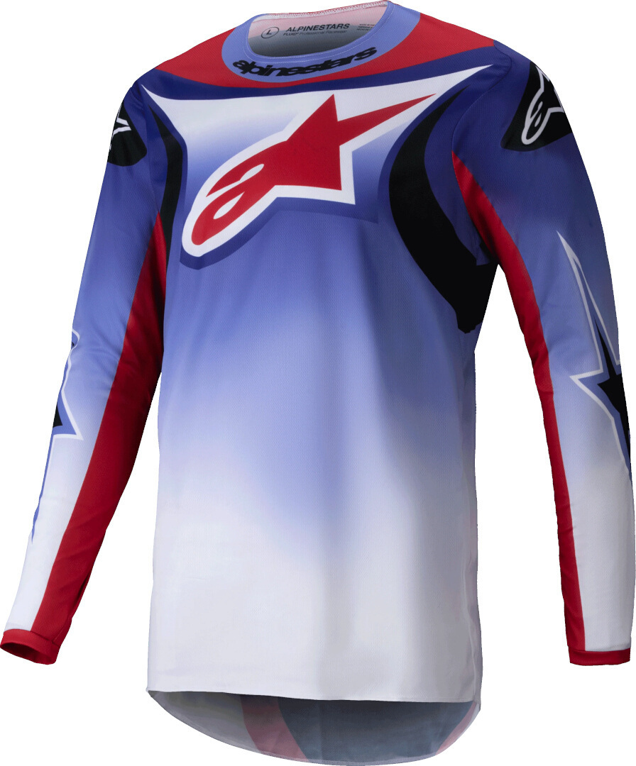 Alpinestars Fluid Wurx Джерси для мотокросса Пурпурный/Красный S 