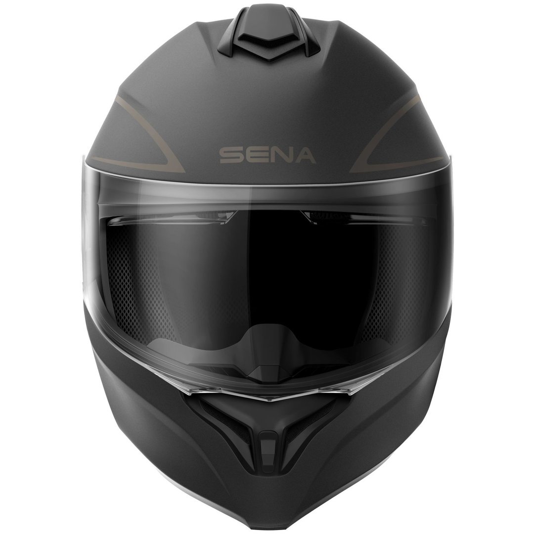 Photos - Motorcycle Helmet Sena Outrush R Bluetooth Helmet, black, Size XL for Men 