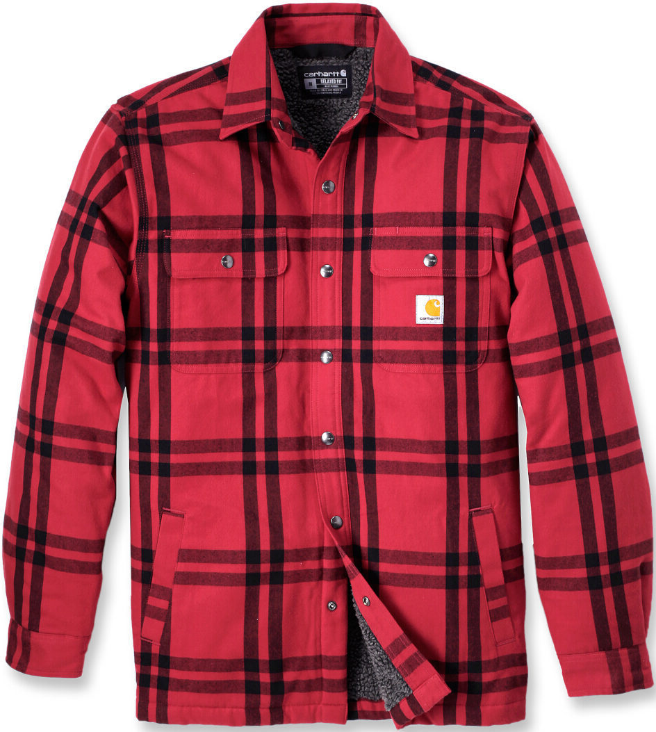 Carhartt Relaxed Fit Flannel Sherpa Lined Рубашка