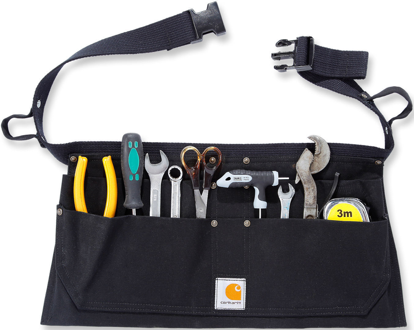 Carhartt Firm Duck Half Apron Tool Belt, black, Size XL for Men-image-1387849013