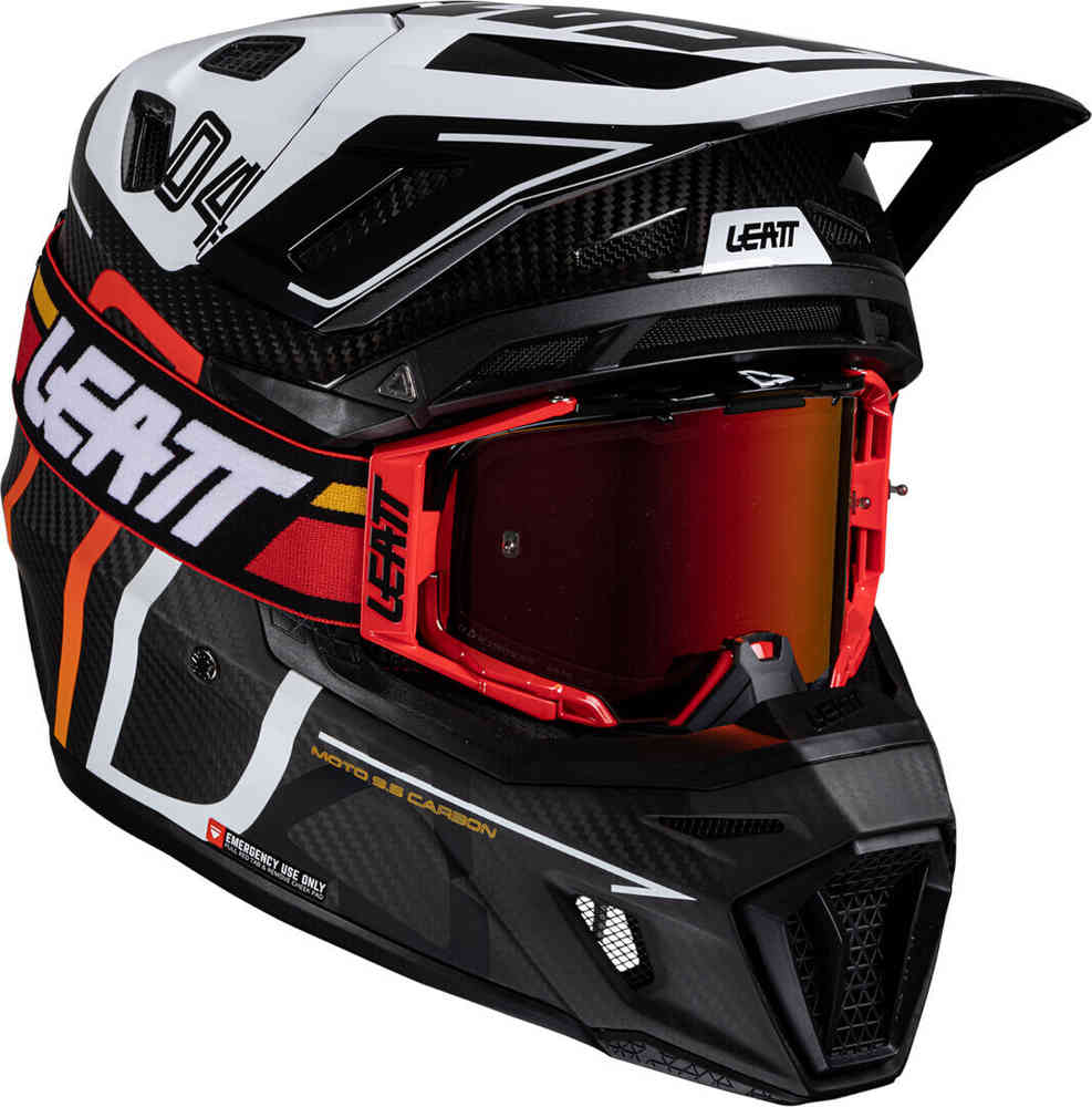 Leatt 9.5 Carbon Casque de motocross 2025 avec lunettes buy cheap FC Moto