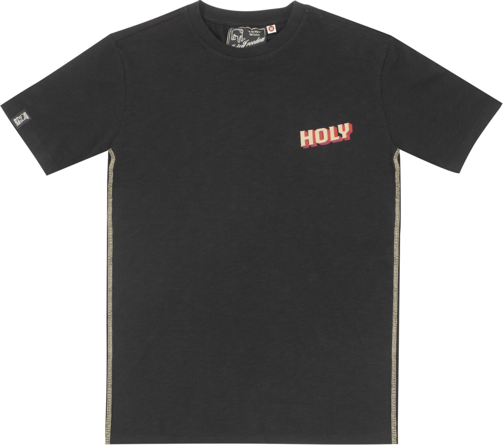 HolyFreedom Chop nera T-shirt, noir-blanc-rouge, taille L pour Hommes