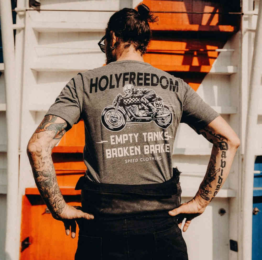 HolyFreedom Ghostrider Grey Melange Футболка